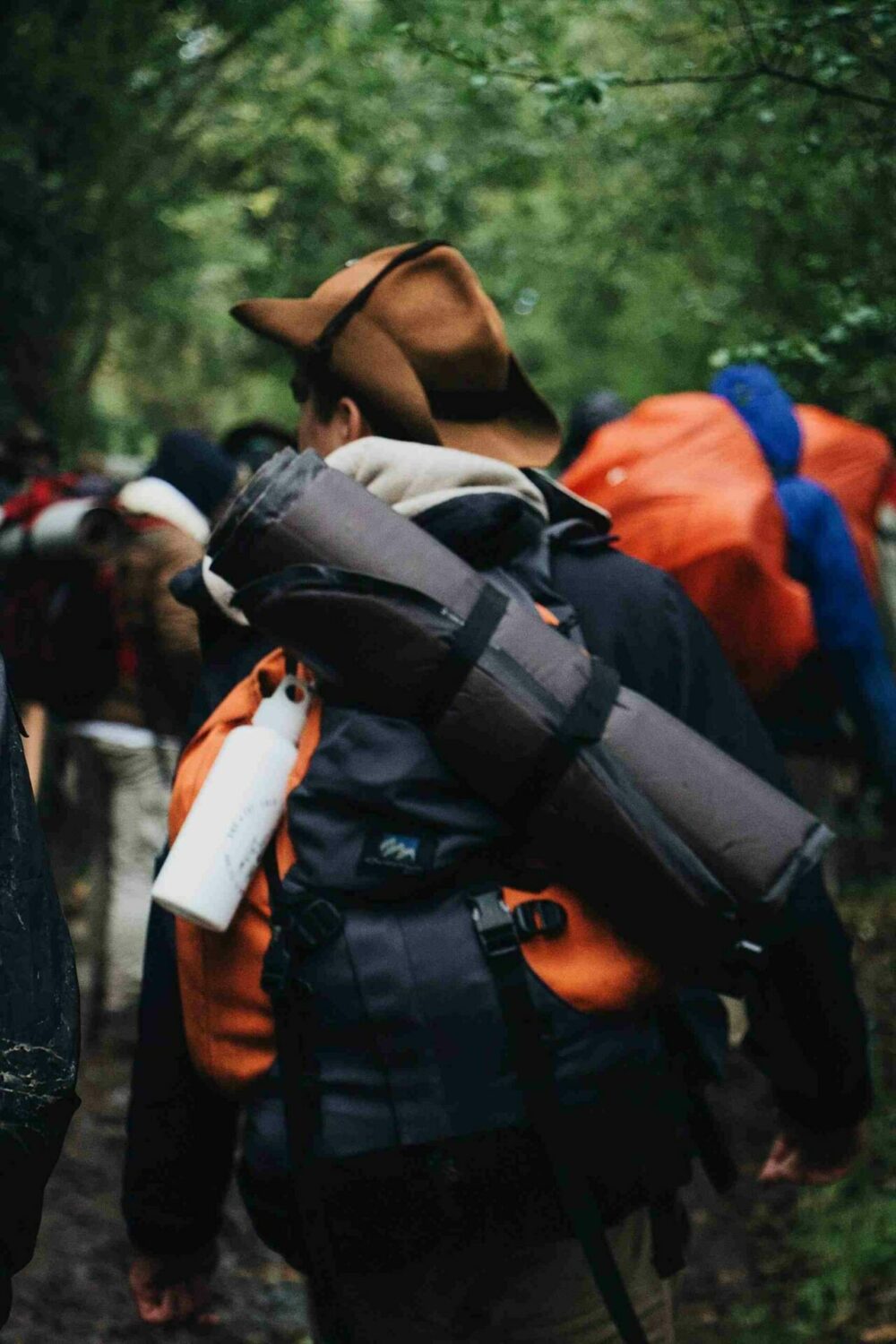 reiziger met backpack